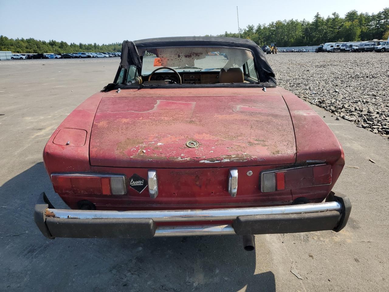 1975 FIAT 124 SPIDER Copart, lot number: 69094623, vin: 124CS10092193. Thumbnail 6