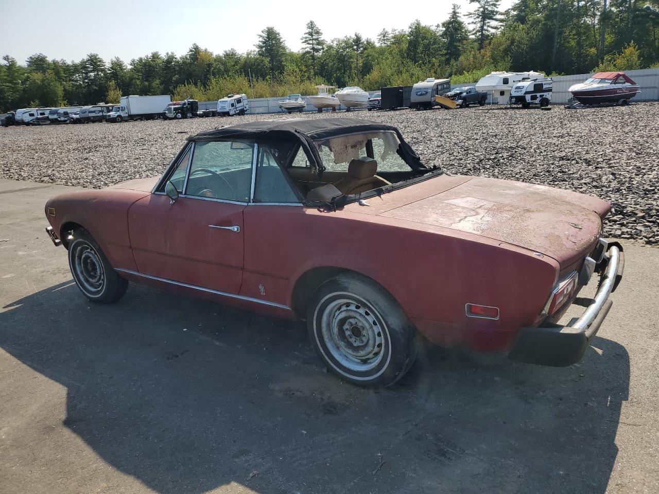 1975 FIAT 124 SPIDER Copart, lot number: 69094623, vin: 124CS10092193. Thumbnail 2