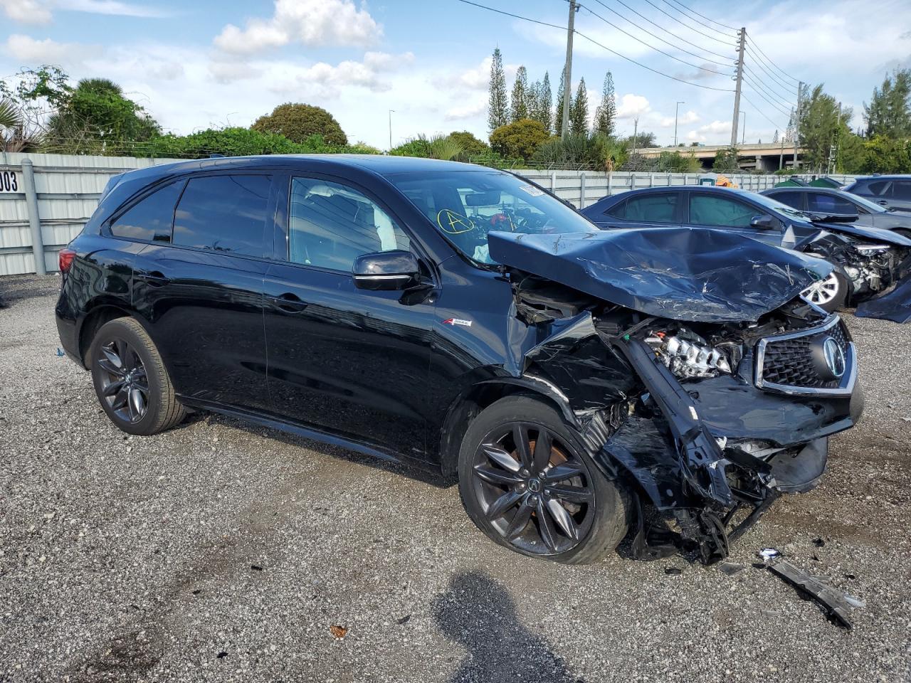 2020 Acura Mdx A-Spec Copart, lot number: 72476272, vin: 5J8YD4H01LL020247. Thumbnail 4