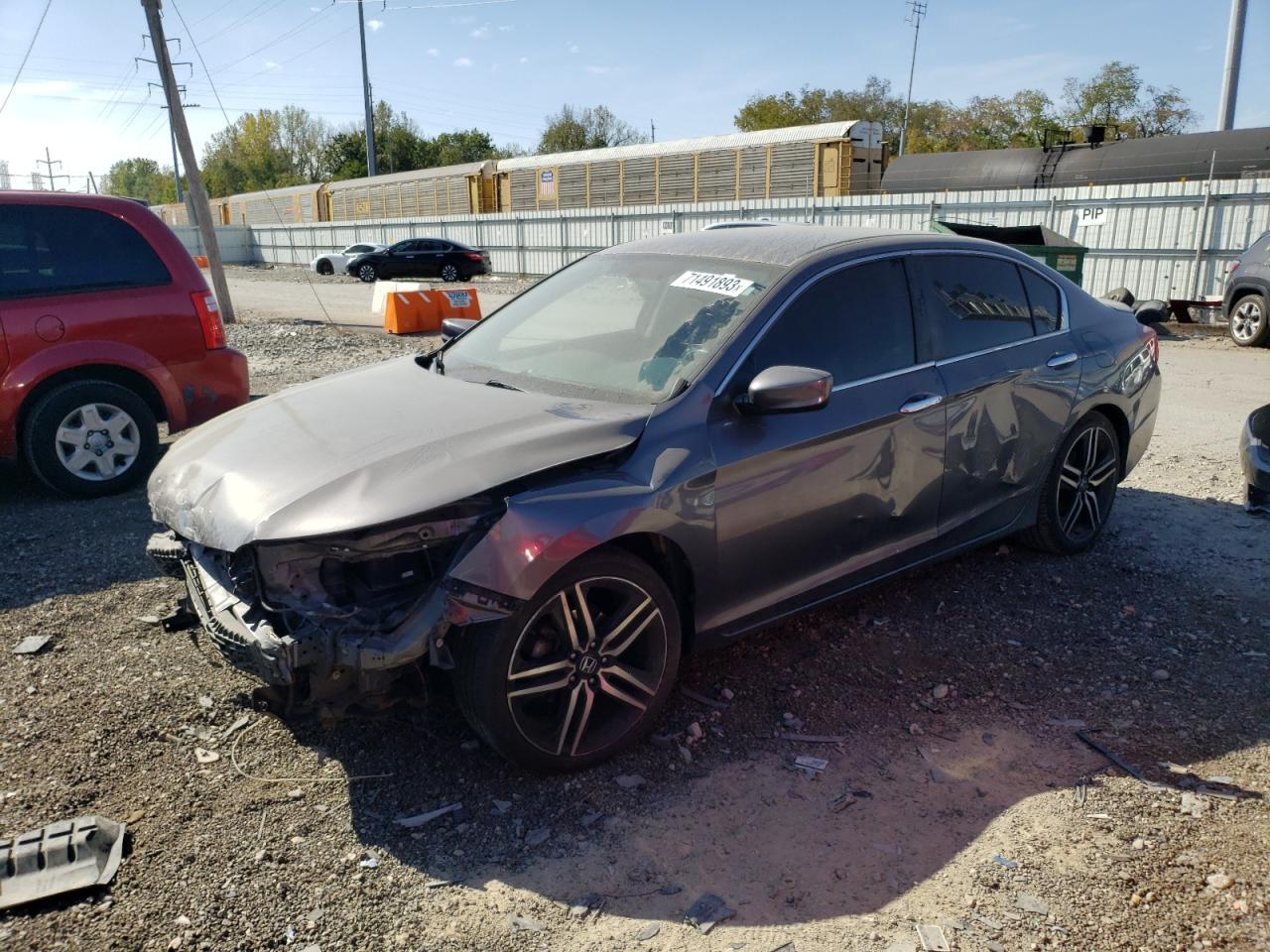 2013 HONDA ACCORD SPORT Copart, lot number: 71491893, vin: 1HGCR2F5XDA217686. Thumbnail 1