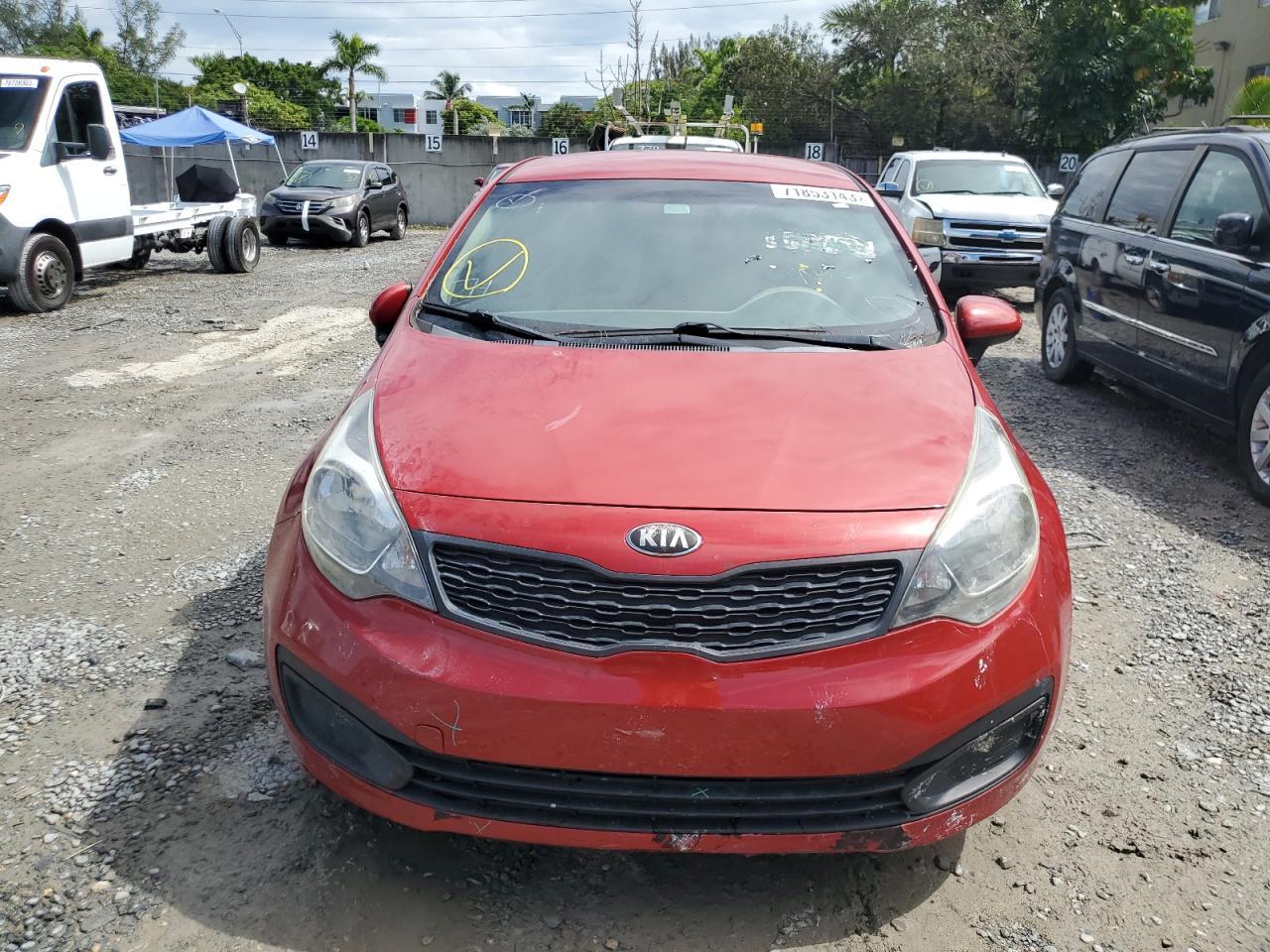 2014 KIA RIO LX Copart, lot number: 71853143, vin: KNADM4A33E6326527. Thumbnail 5